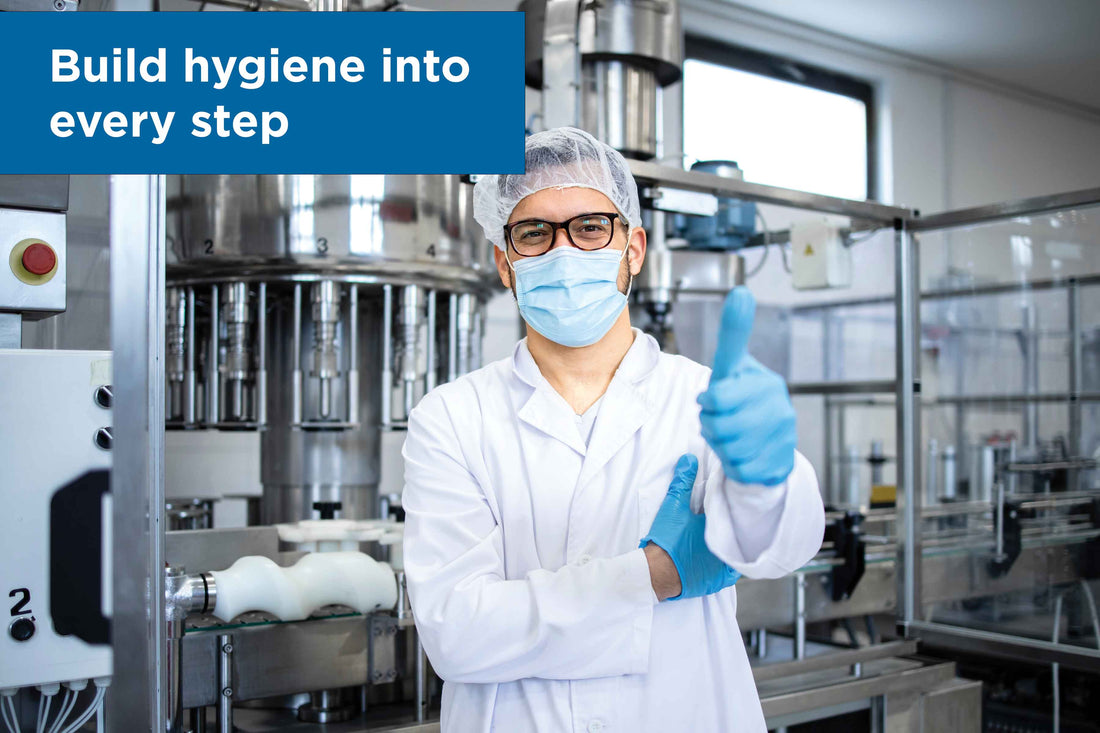Implementing zoning strategies for hygienic mindset