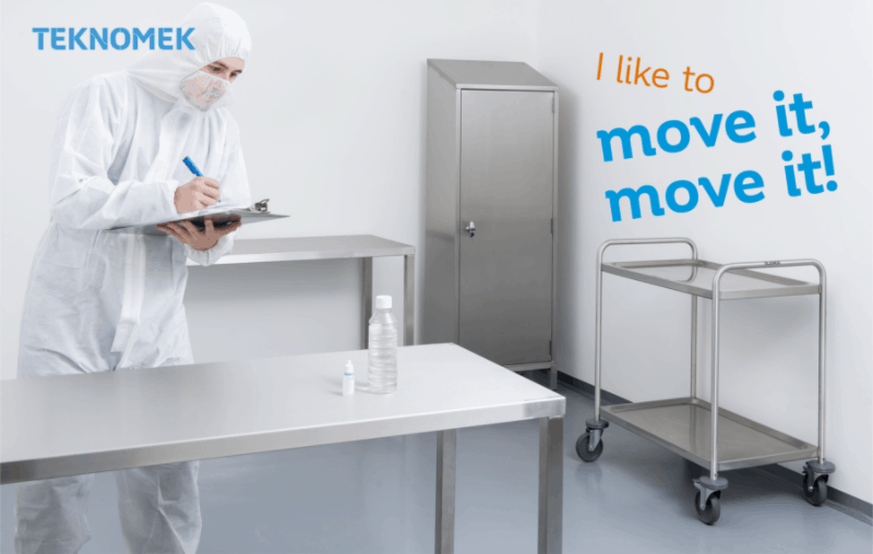 Using mobile furniture in your cleanrooms can save you time and reduce risk