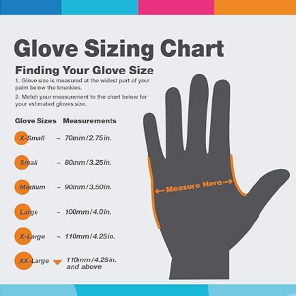 ASAP nitrile x-tra thick gloves (powder free) (1000)