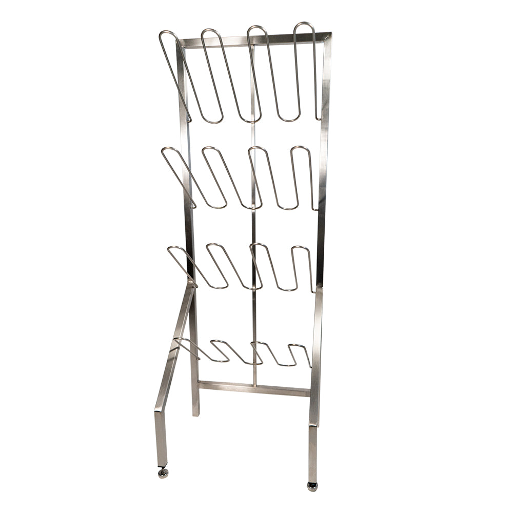 Pedestal boot rack