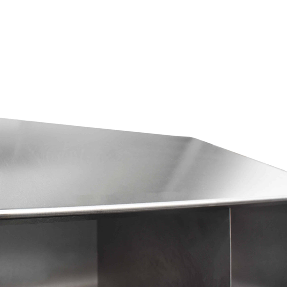 Stainless steel shoe and garment storage cupboard