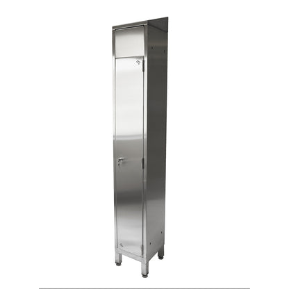 Stainless steel dirty laundry lockers
