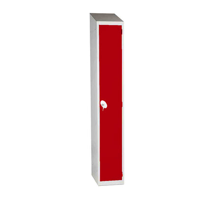 Mild steel sloping top single unit lockers