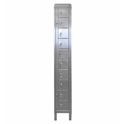 Stainless steel multi-tier dispensing lockers