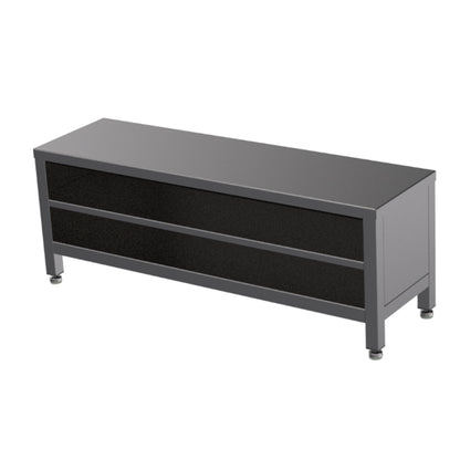 Enclosed seating bench
