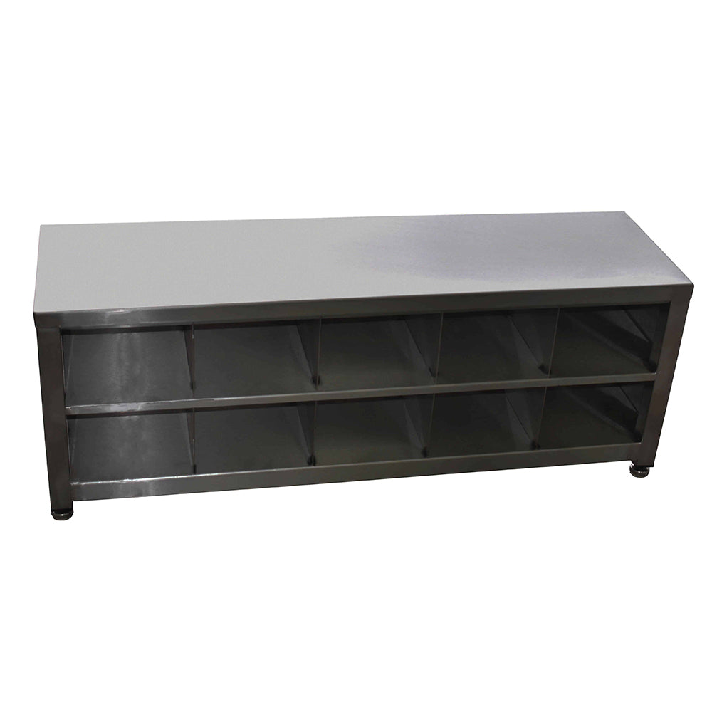 Seating bench with compartments