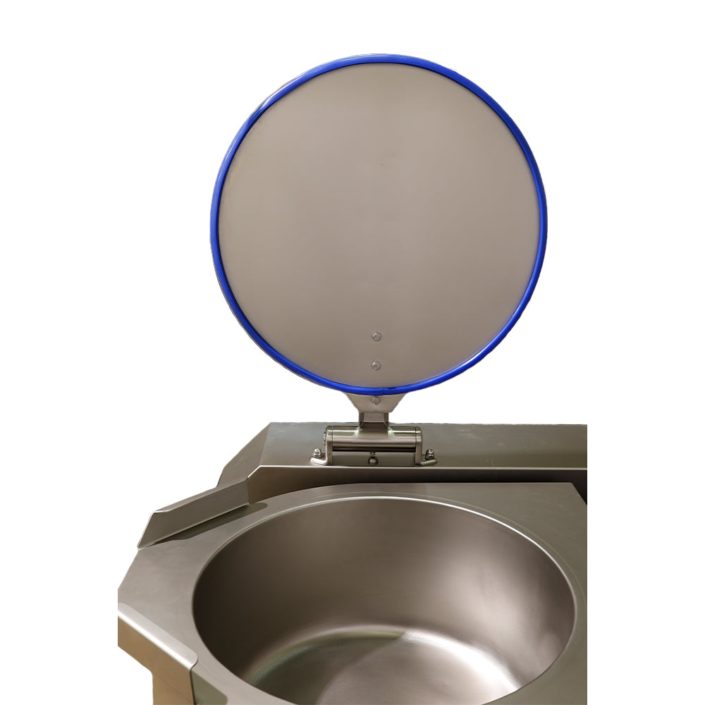 Mobile electric commercial boiling pan with indirect heat and tilting function, 50L