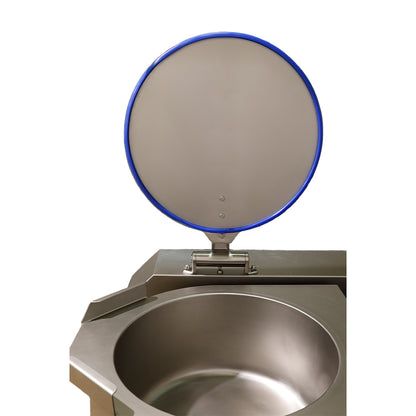 Mobile electric commercial boiling pan with indirect heat and tilting function, 50L