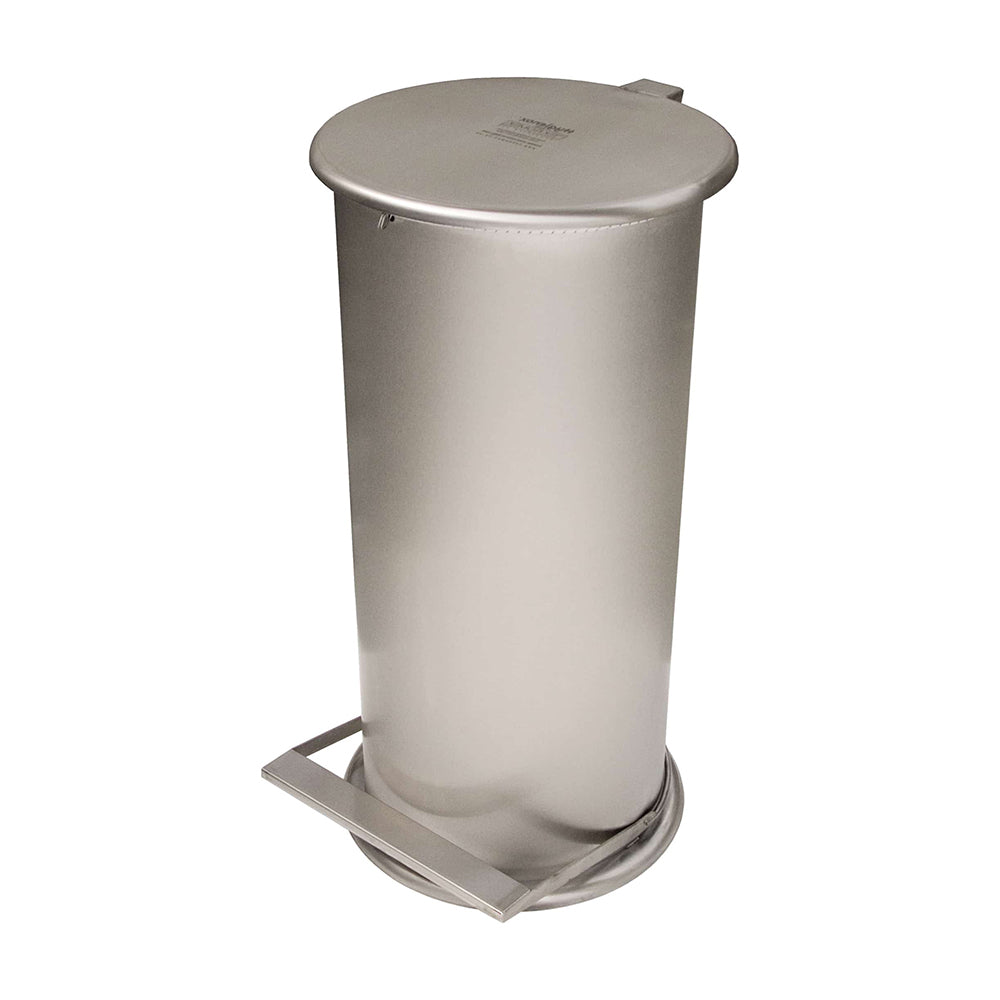 Cleanroom pedestal waste bag holders
