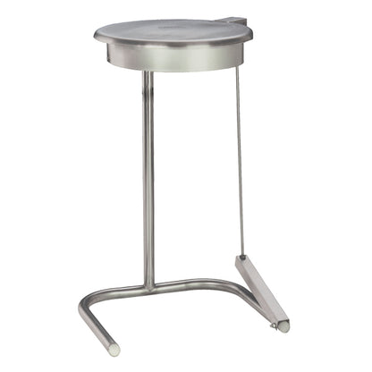 Cleanroom pedestal waste bag holders