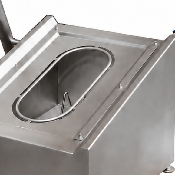 Manual boot washer with handrail