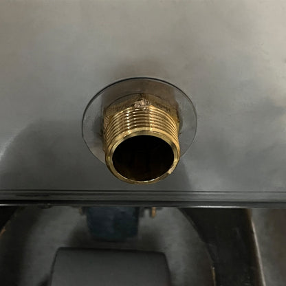 Single station motorised sole washer with handheld brush