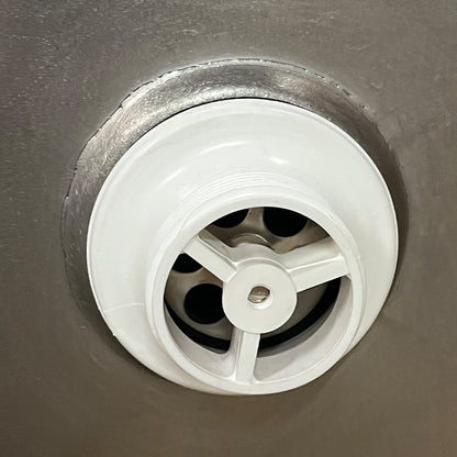 Single station motorised sole washer with handheld brush