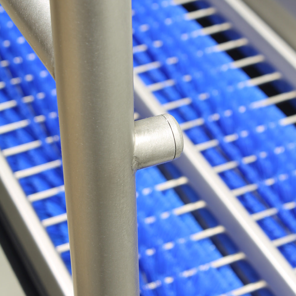 Motorised walk through sole washer