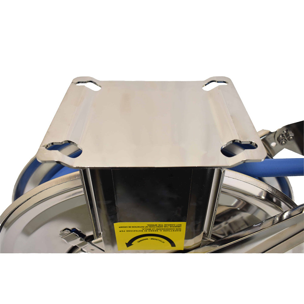 Stainless steel spring driven hose reel