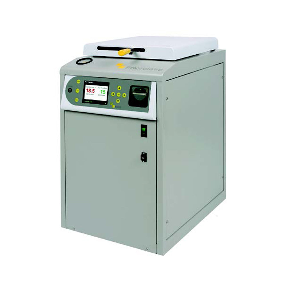 Priorclave Base top-loading compact autoclaves, electrically heated