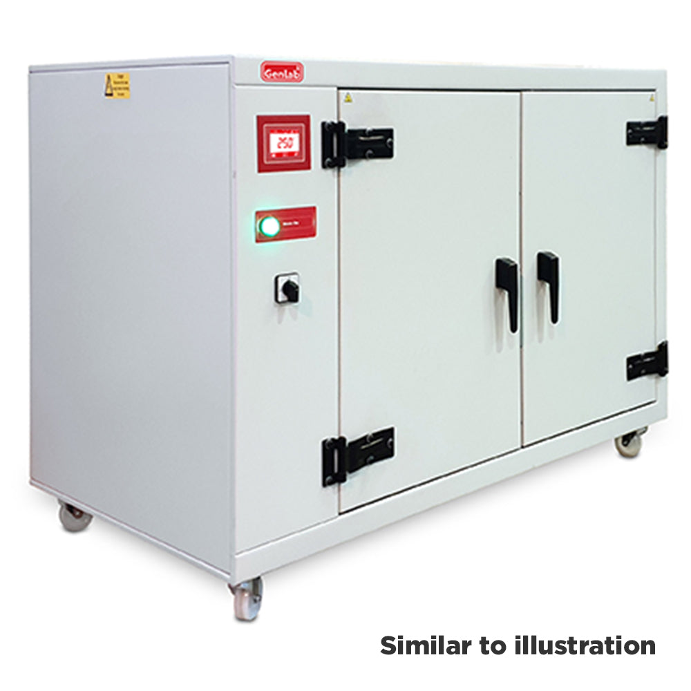 Genlab large capacity multi-purpose oven with fan assisted up to 250°C