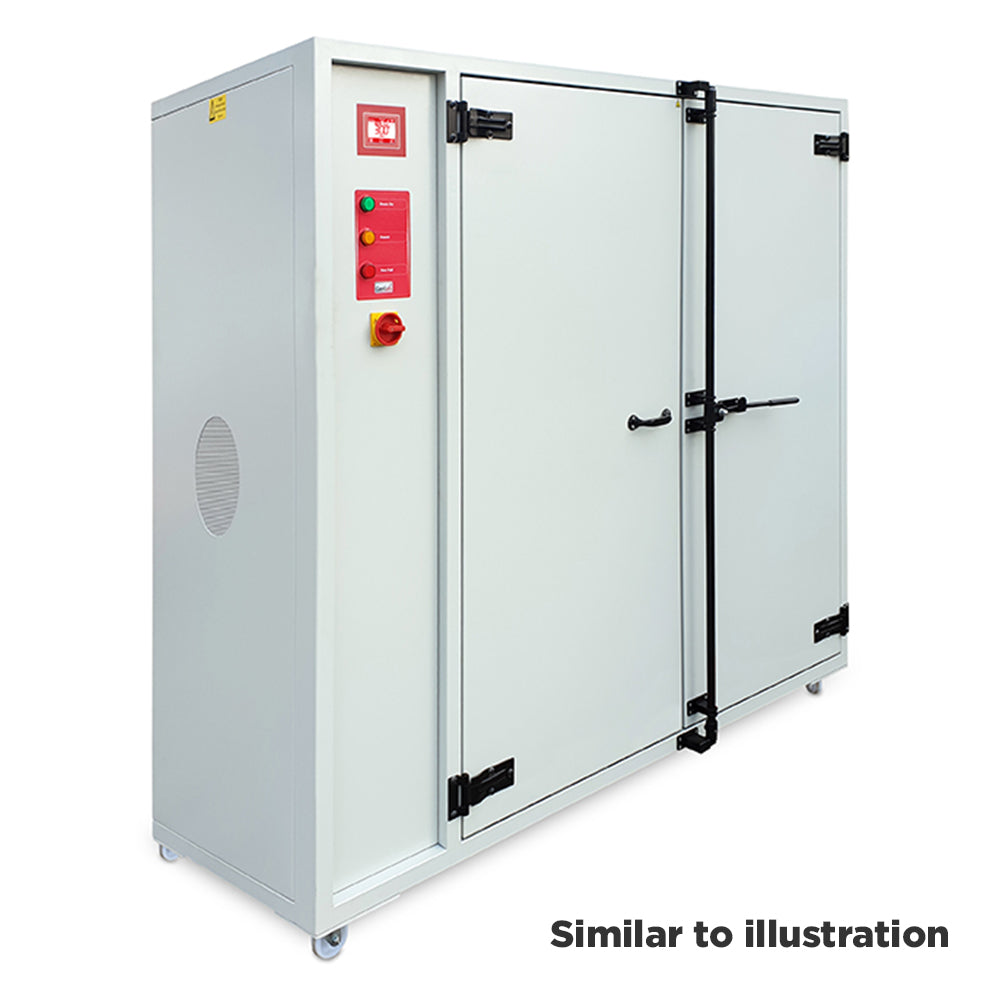 Genlab Prime XL oven with stainless steel interior and fan assisted up to 250°C