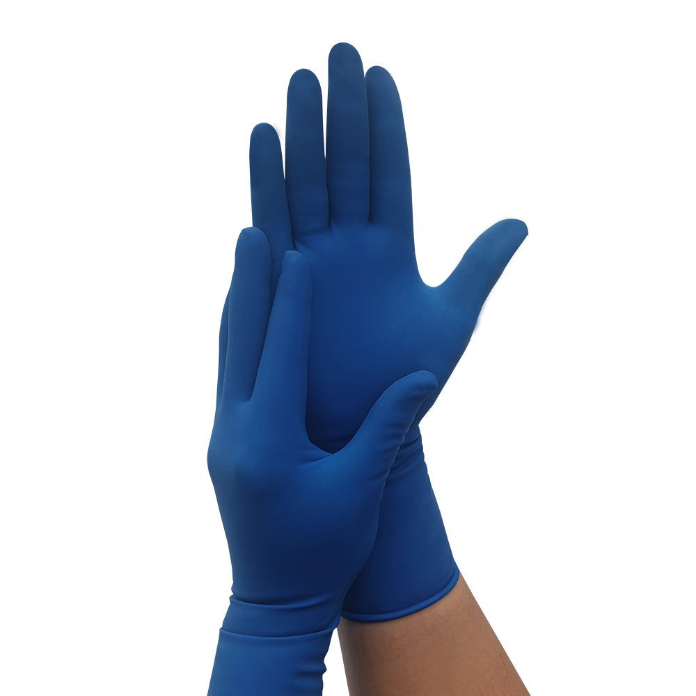 BST metal detectable (powder free) nitrile gloves (pk of 100)