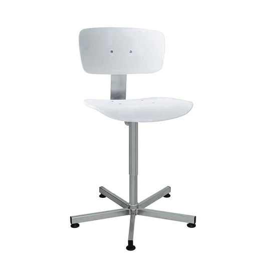 Stainless steel V-Korr autoclave chair with glides