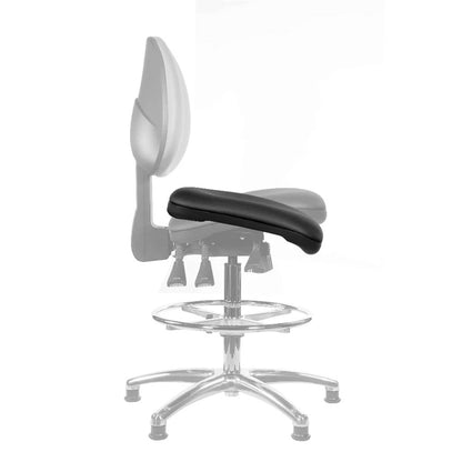 Chair adjustable tilt seat add on
