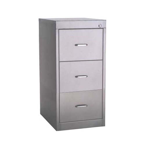 Stainless steel filing cabinet