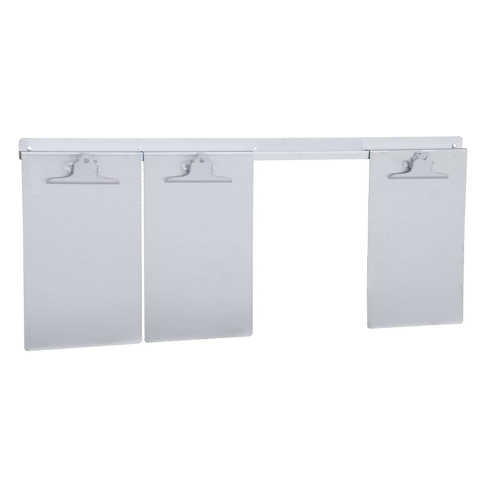 Hanging rack for clipboards with backclip