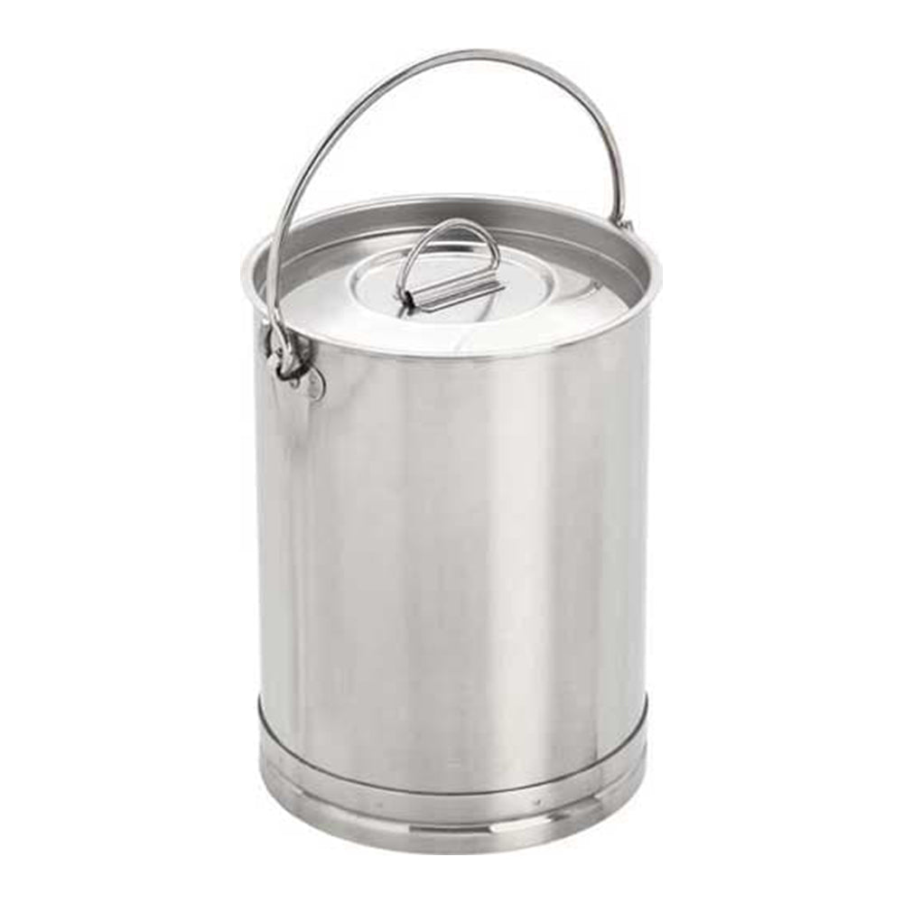Stainless steel pails with lids