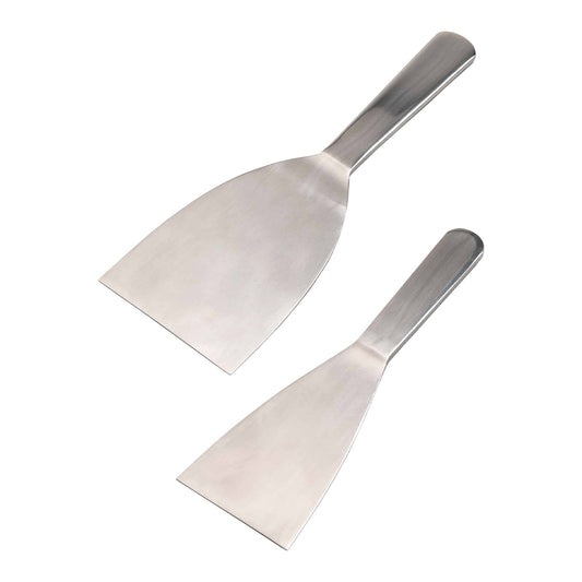 Stainless steel scrapers