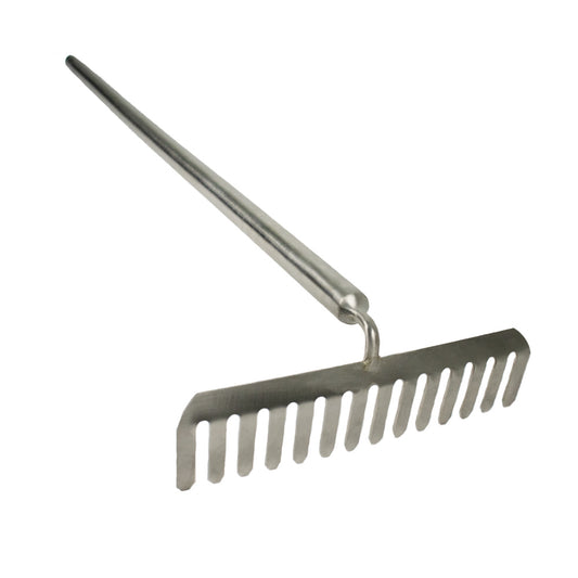 Stainless steel rake