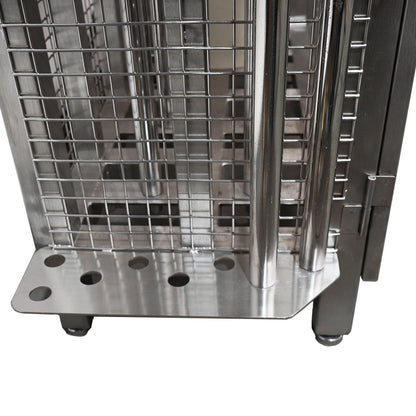 Stainless steel pneumatic twin cheese press