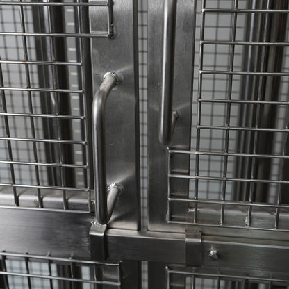 Stainless steel pneumatic twin cheese press