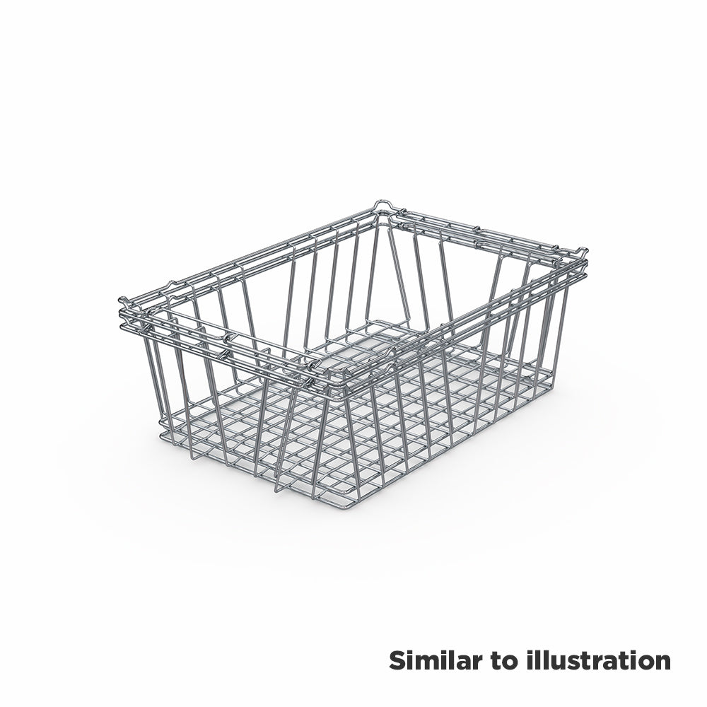 Hupfer sterile stainless steel nestable baskets