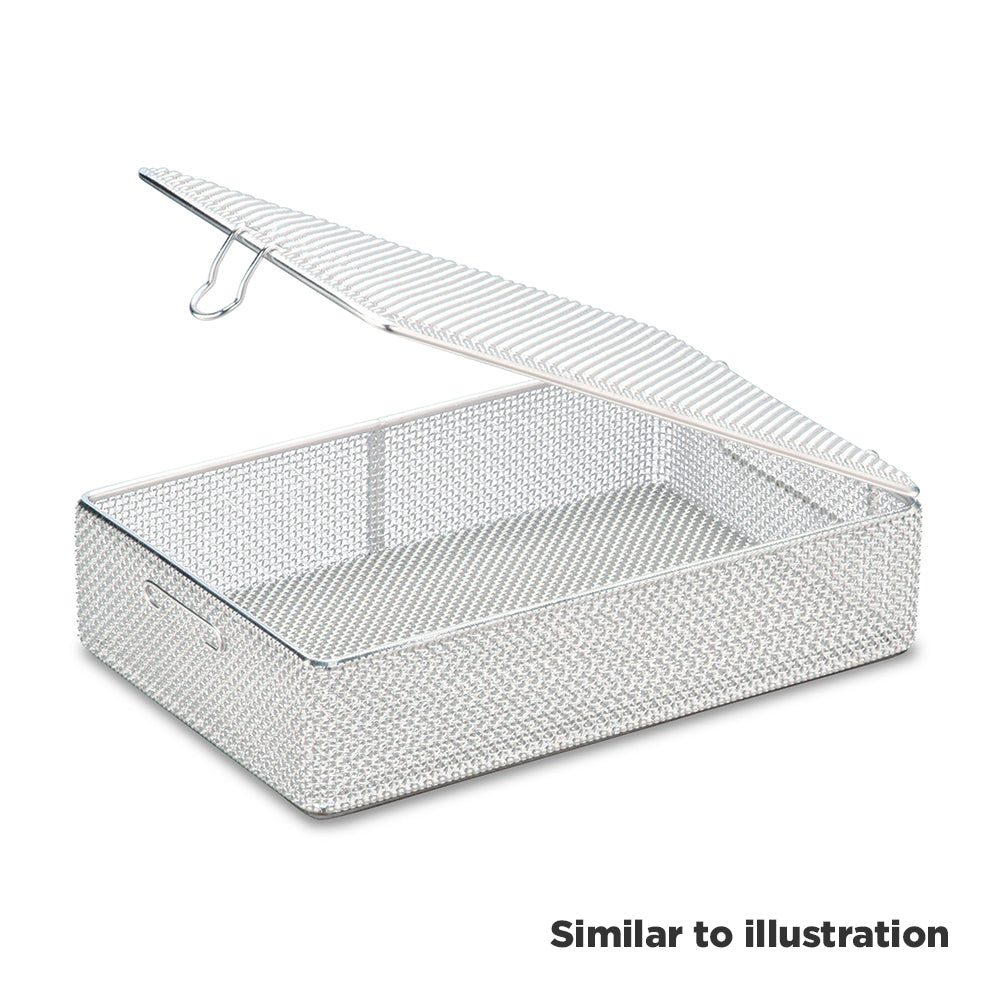 Hupfer fine mesh baskets with attached lid
