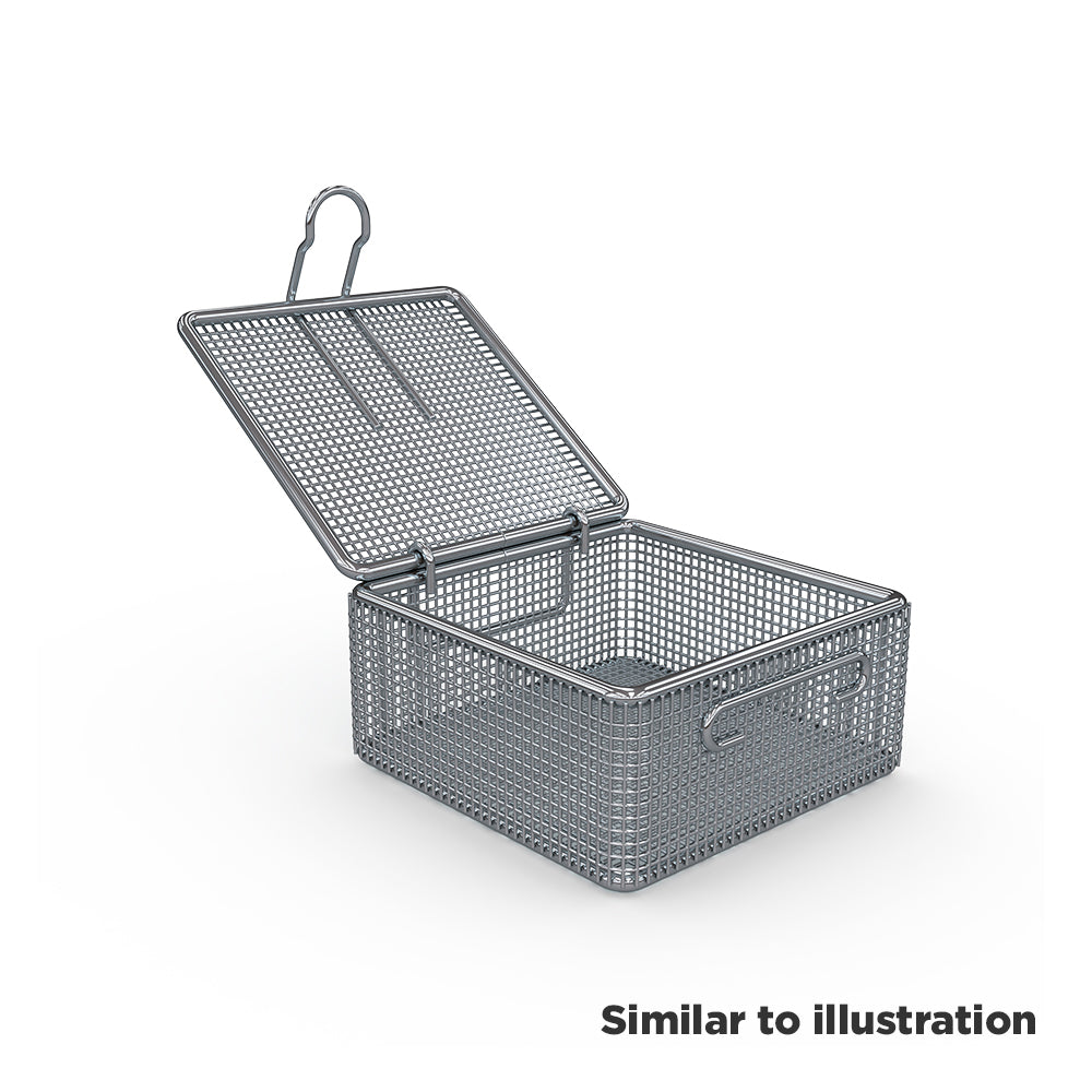 Hupfer fine mesh baskets with attached lid