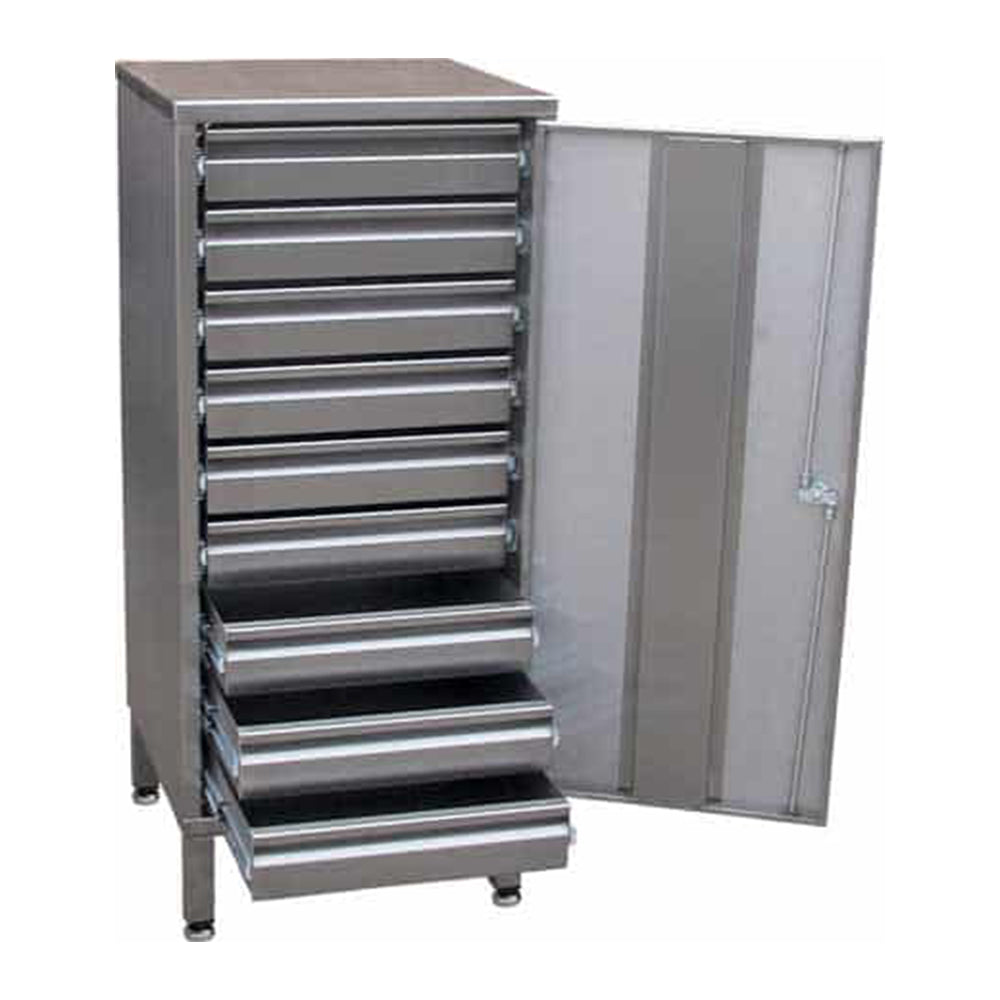 Static 9 drawer tool cabinet
