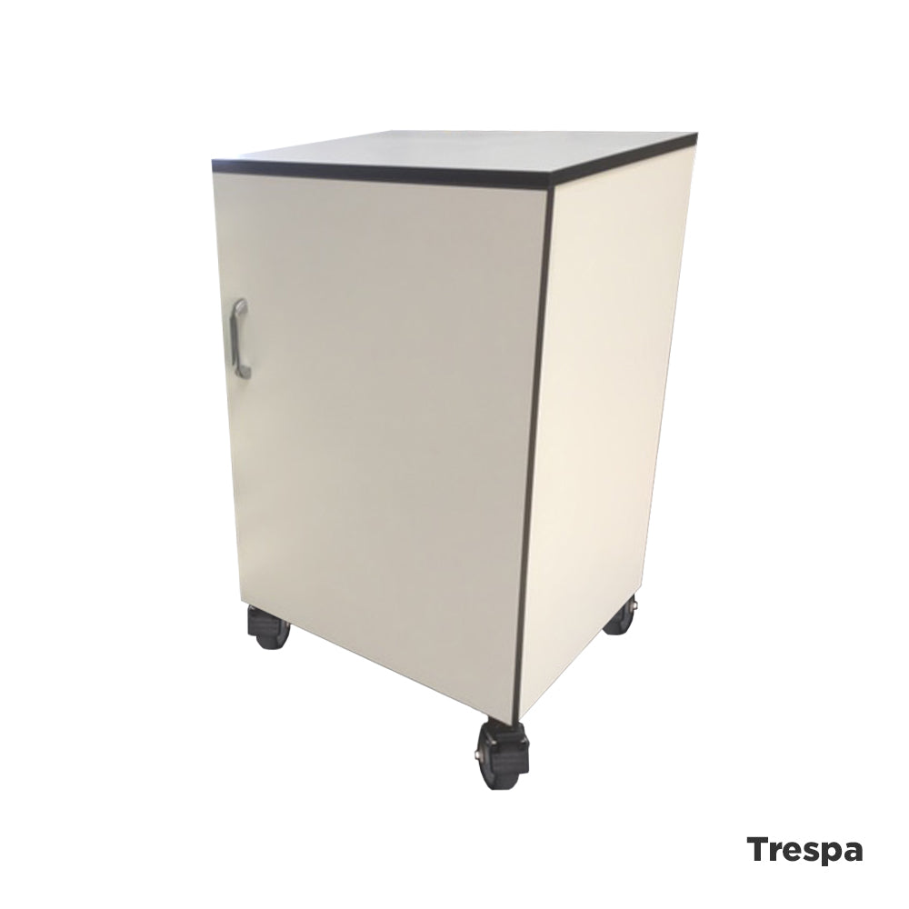 Laboratory under-bench single-door cupboard 500mm wide