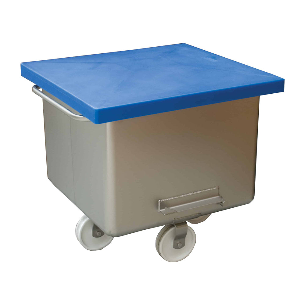 Plastic tote bin lids