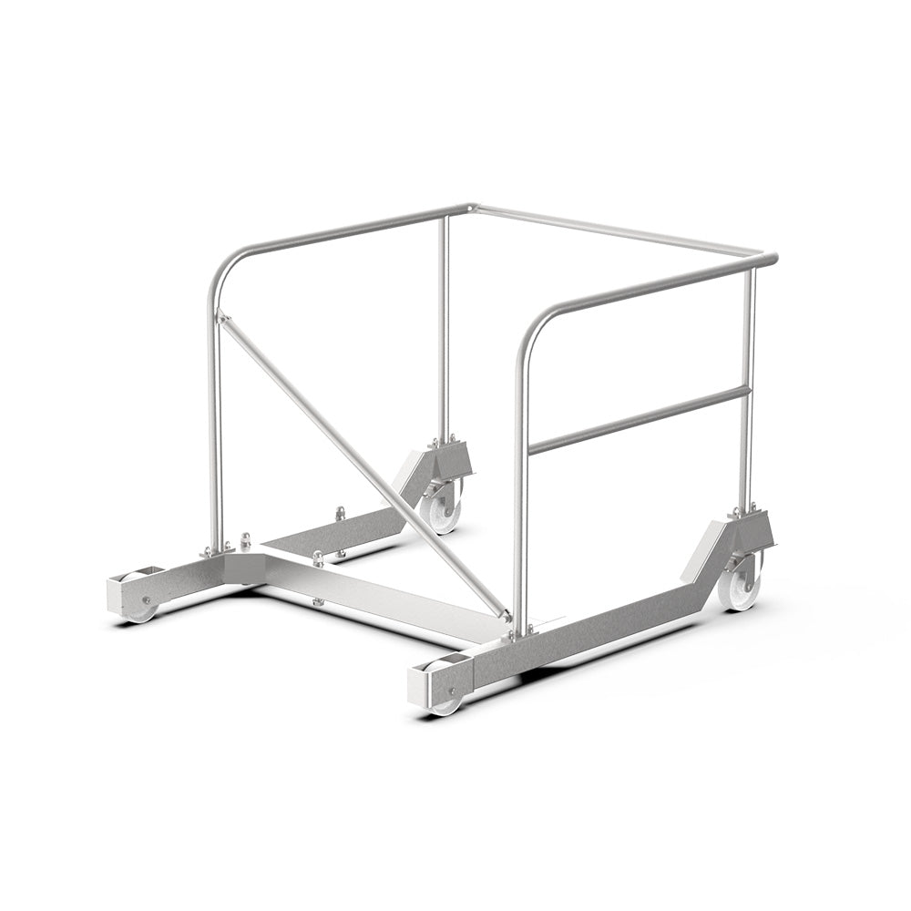 Tote bin mobile base for tipper