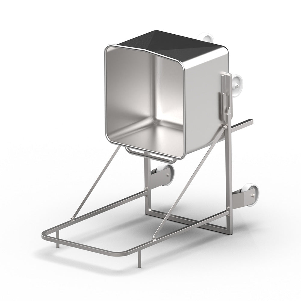 Tote bin washing frame