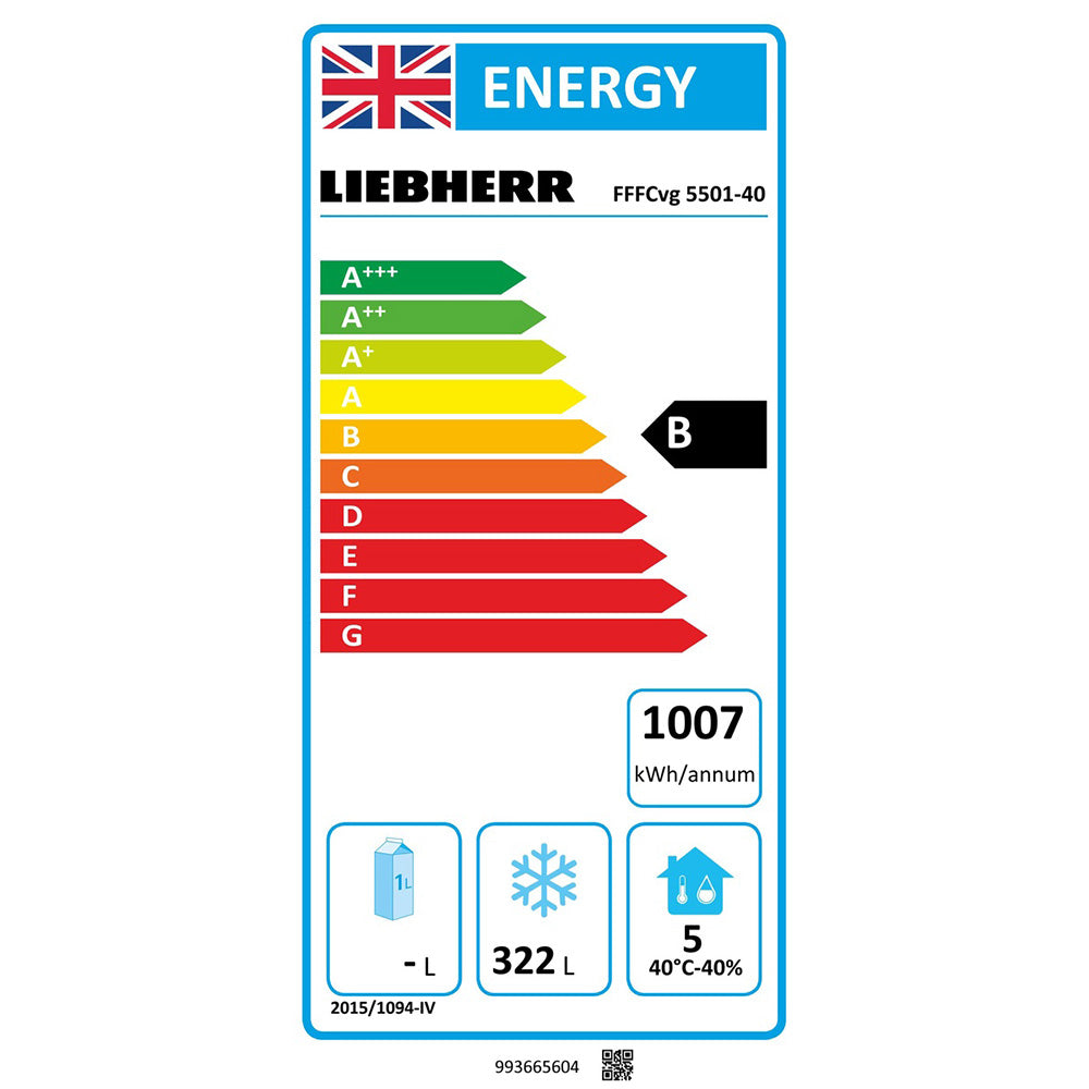 Liebherr FFFCvg 5501 Perfection food freezer freestanding no frost 472 litre capacity