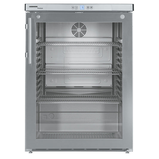 Liebherr FKUv 1663 Premium food refrigeration undercounter glass door 148 litre capacity
