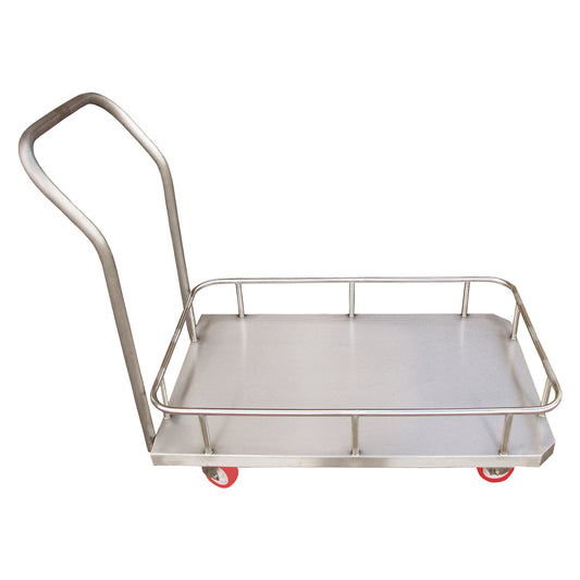 Stainless steel platform trolleys