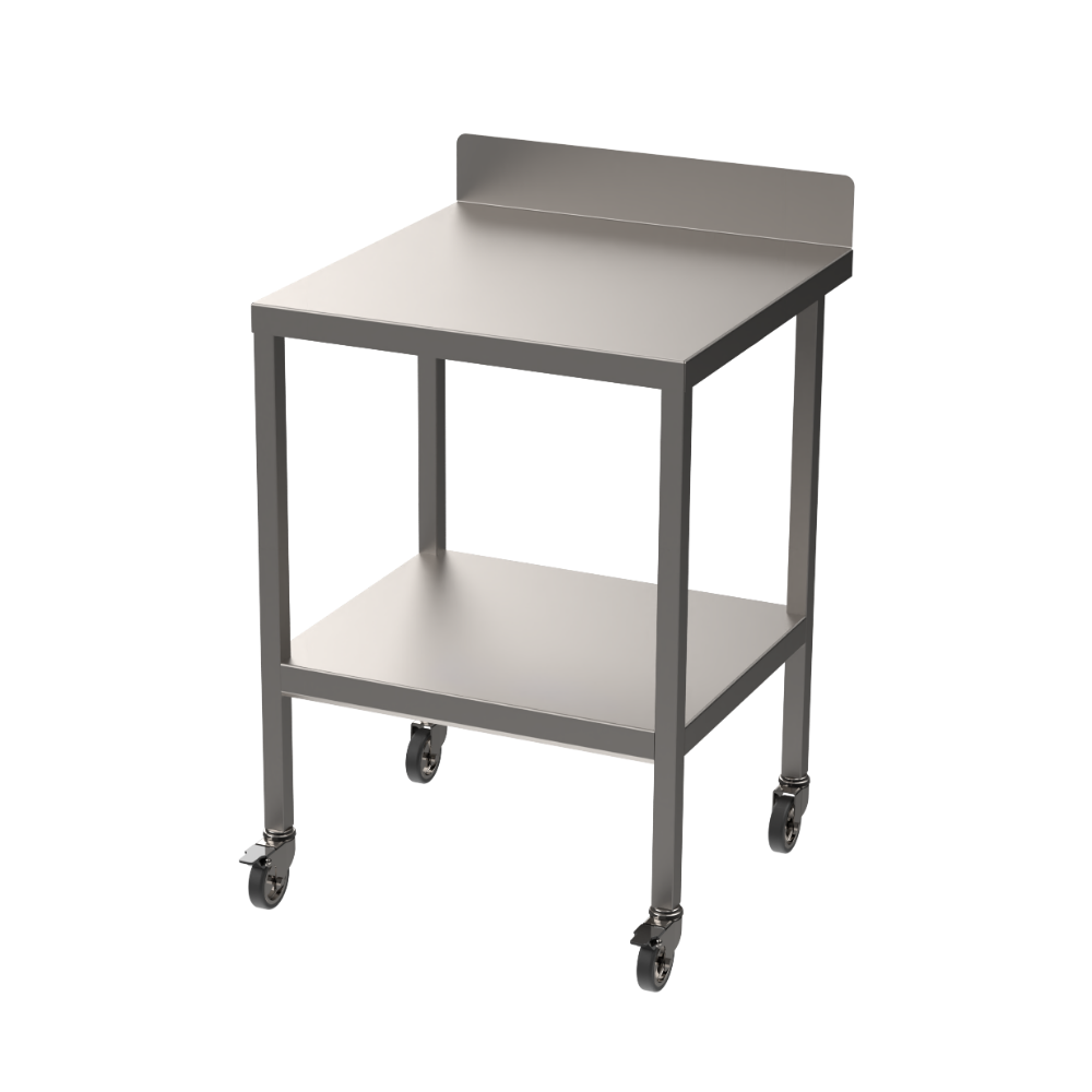 Stainless steel heavy duty table with undershelf
