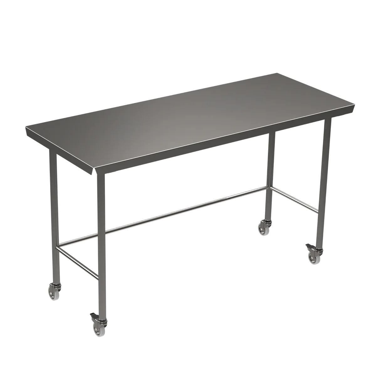 Stainless steel Hygienox table with tubular rear tie bar