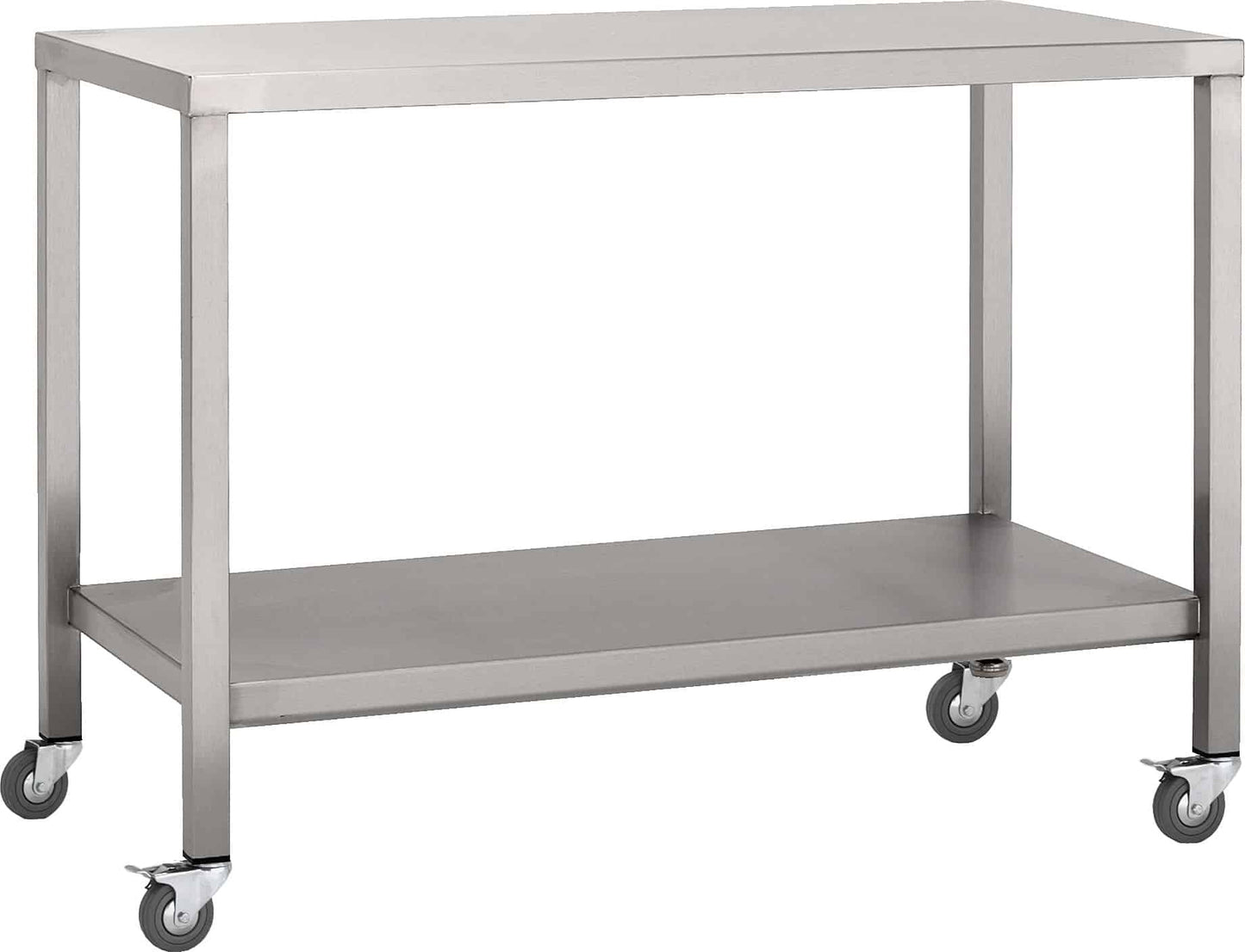 Stainless steel heavy duty table with undershelf