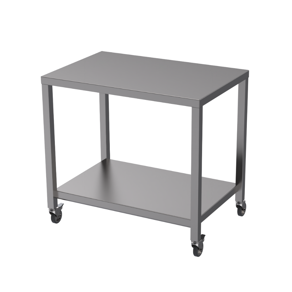 Stainless steel heavy duty table with undershelf