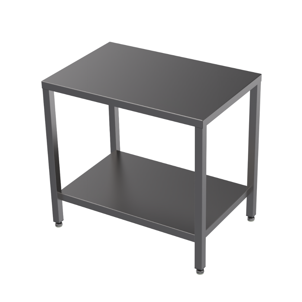 Stainless steel heavy duty table with undershelf