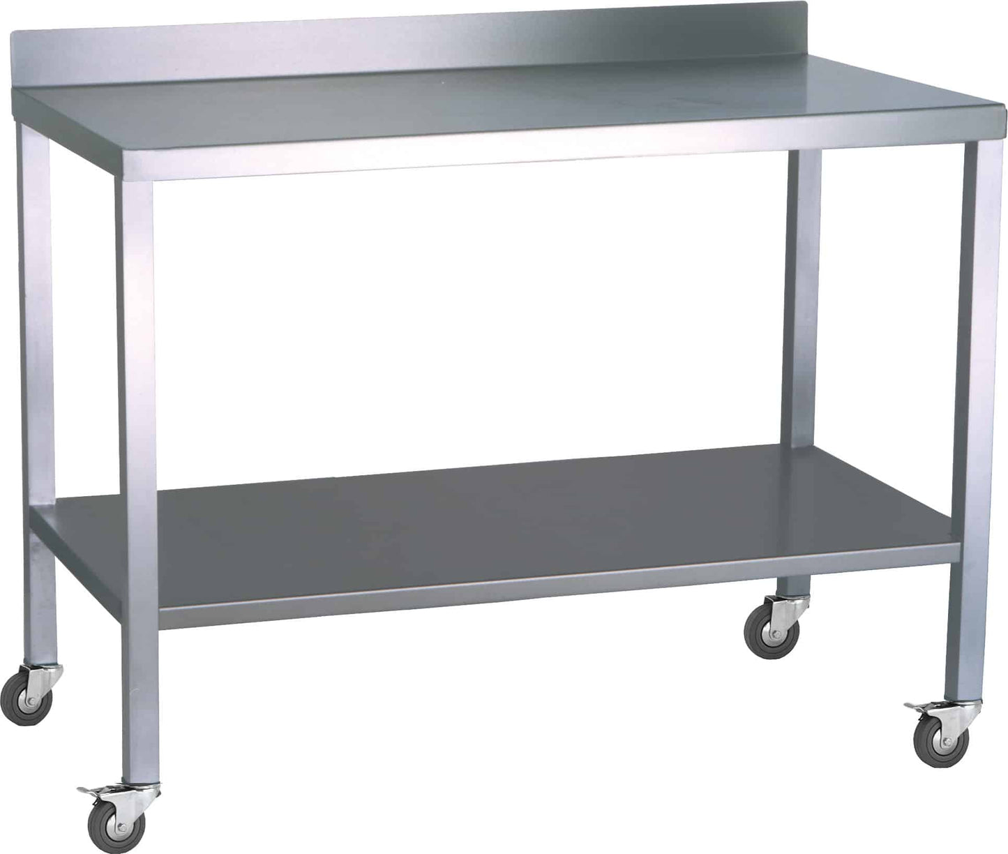 Stainless steel heavy duty table with undershelf