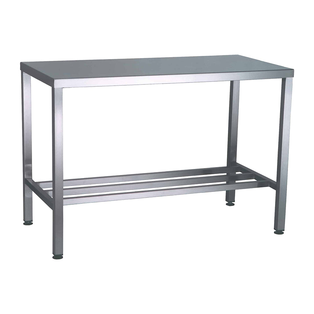 Stainless steel heavy duty table with multibar undershelf